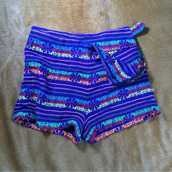 Kenny Shorts High-Waisted Kenny Guadalajara Shorts Size Medium Micro Shorts - Picture 4 of 9